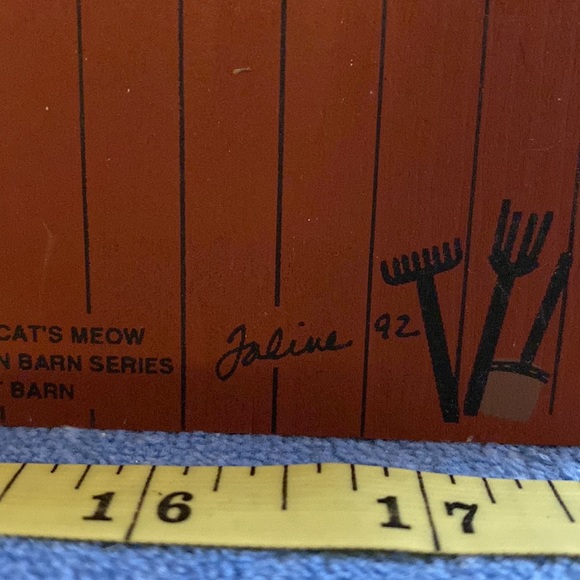1992 The Cat’s Meow Wooden Decor - Picture 4 of 6